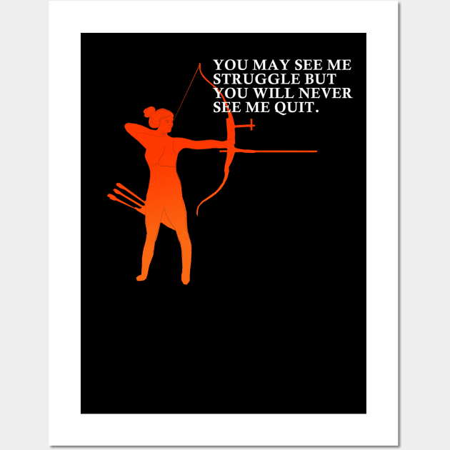 Archery lover Wall Art by Johka